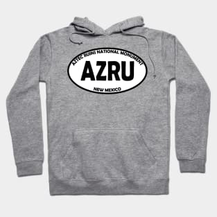 Aztec Ruins National Monument oval Hoodie